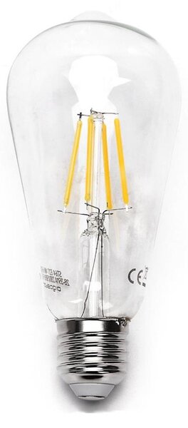 LED Žárovka FILAMENT ST64 E27/6W/230V 2700K - Aigostar