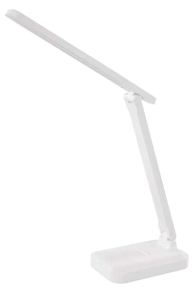 LED Stmívatelná nabíjecí stolní lampa LED/5W/3,7V 3000K/4000K/6500K 800mAh bílá