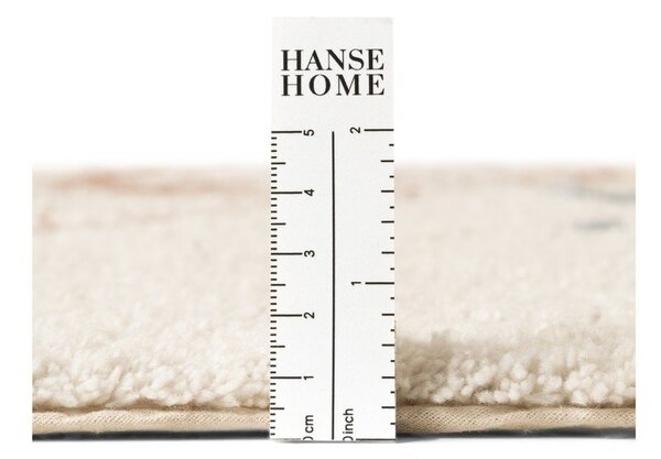 Krémový pratelný/ručně tkaný bavlněný dětský koberec 140x200 cm Snuggle Leander – Hanse Home