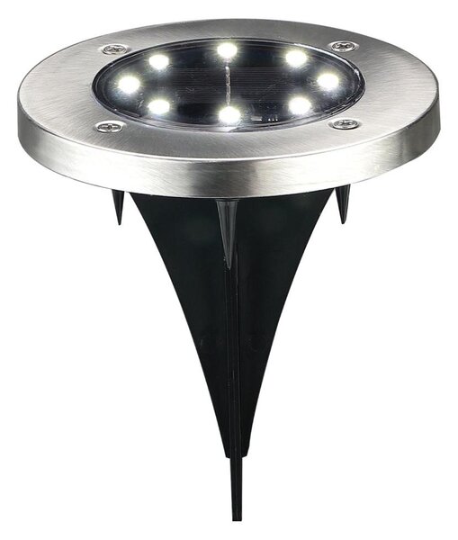 LED Solární svítidlo SOLLY LED/1,2V 6500K pr. 11,5 cm 300 mAh IP44 chr