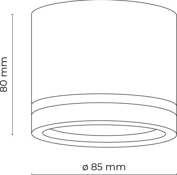 Bodové svítidlo JET 1xGX53/11W/230V černá