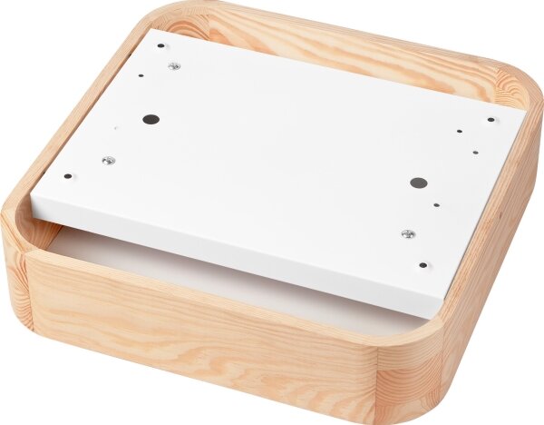 Stropní svítidlo NATURAL SQUARE 2xE27/15W/230V 35x35 cm borovice