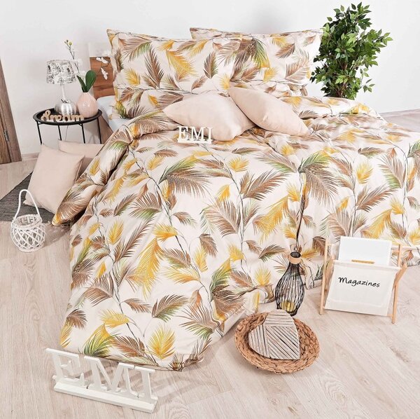 Povlečení bavlněné Kiara EMI, Prodloužený set jednolůžko obsahuje 1x 140x220 + 1x 70x90