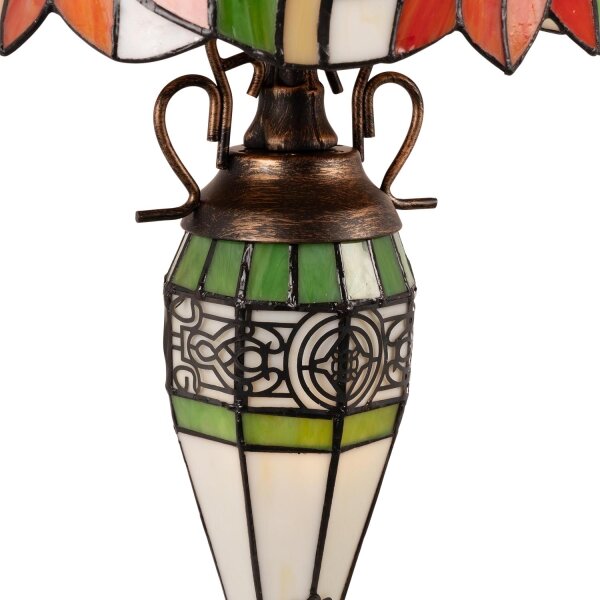 Brilagi - Tiffany vitrážová stolní lampa SUNFLOWER 1xE27/60W/230V + 1xE14/40W