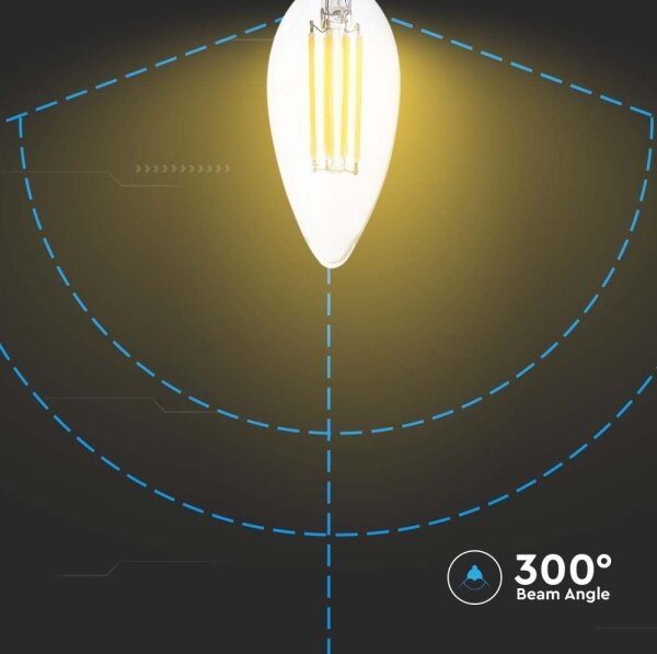 LED Žárovka FILAMENT E14/4W/230V 4000K