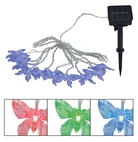 Globo 33706-10 - LED RGB Dekorační řetěz 10xLED/0,06W/3,2V IP44