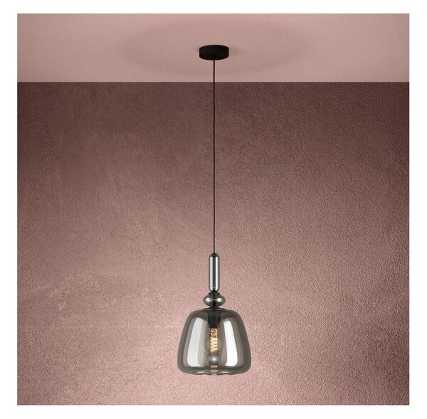 Eglo 39997 - Lustr na lanku BOVINO 1xE27/40W/230V kouřová