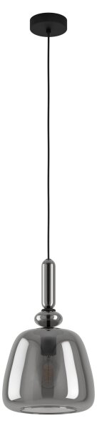 Eglo 39997 - Lustr na lanku BOVINO 1xE27/40W/230V kouřová