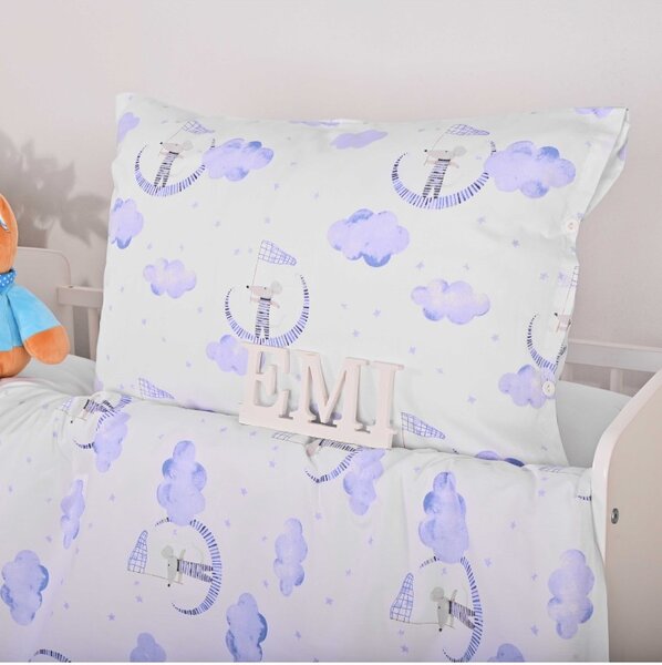 Povlečení dětské Myška EMI, Dětský set 90x130 + 45x65