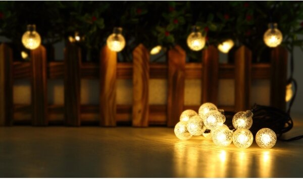Globo 36802-20 - LED Solární řetěz 20xLED/0,06W/3,2V 285 cm IP44
