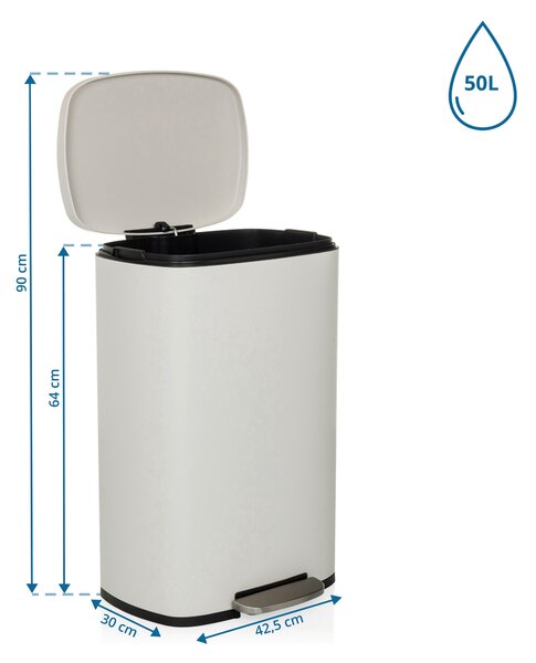 KOŠ NA ODPADKY 50 l MID.YOU - Odpadkové koše, Online Only