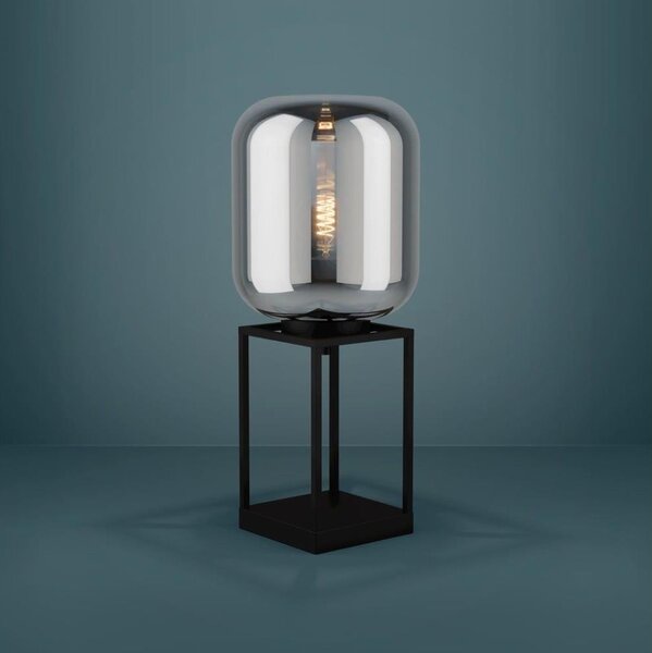 Eglo 39988 - Stolní lampa BULCIAGO 1xE27/40W/230V kouřová