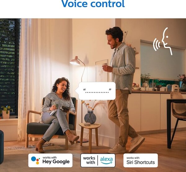 SADA 2x LED Stmívatelná žárovka Philips A60 E27/8W/230V Wi-Fi
