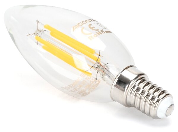LED Stmívatelná žárovka FILAMENT C35 E14/4W/230V 2700K - Aigostar