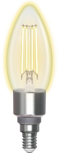 LED Stmívatelná žárovka FILAMENT C35 E14/4,5W/230V 2700-6500K Wi-Fi - Aigostar
