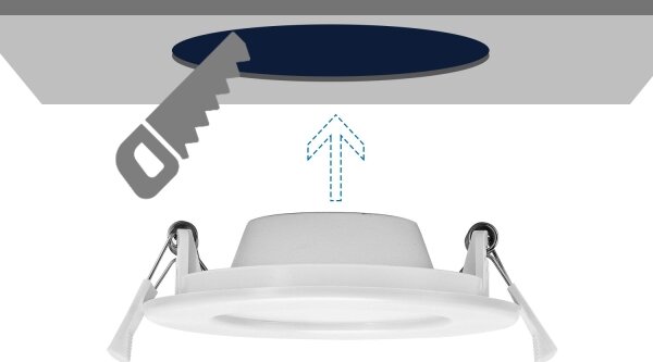 Aigostar - LED Podhledové svítidlo ULTRATHIN LED/9W/230V 6000K bílá