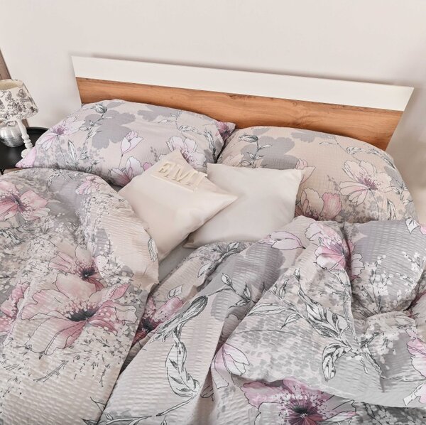 Povlečení krepové Isadora růžové EMI, Standardní set jednolůžko obsahuje 1x 140x200 + 1x 70x90