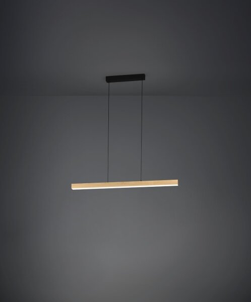 Eglo 390369 - LED Stmívatelný lustr na lanku MONTEBUONO LED/21W/230V 3000K hnědá