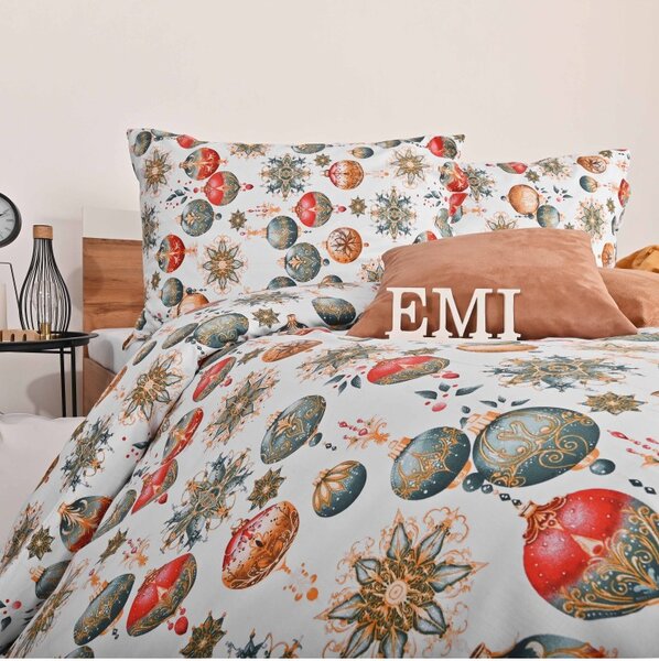 Vánoční bavlněné povlečení Magic EMI, Standardní set jednolůžko obsahuje 1x 140x200 + 1x 70x90