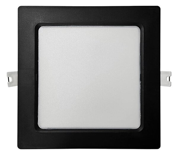 LED Podhledové svítidlo SQUARE LED/12W/230V 4000K 17x17 cm černá