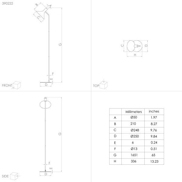 Eglo 390222 - Stojací lampa MORESCANA 1xE27/28W/230V černá