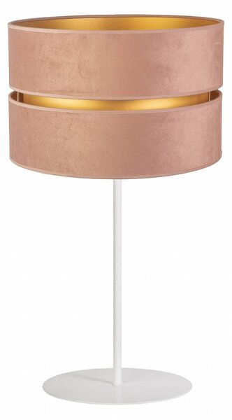 Stolní lampa Golden Duo výška 50 cm růžová/zlatá