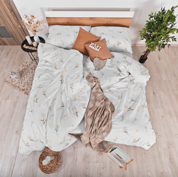 Povlečení krepové Sedmikrásky EMI, Standardní set jednolůžko obsahuje 1x 140x200 + 1x 70x90