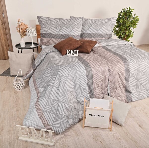 Povlečení Karson satén EMI, Standardní set jednolůžko obsahuje 1x 140x200 + 1x 70x90