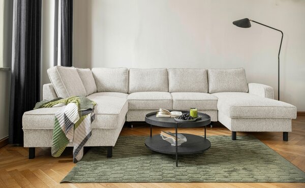 SEDACÍ SOUPRAVA, textil, béžová MID.YOU - Sedací soupravy, Online Only