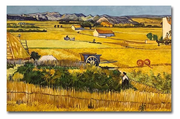 ASIR Obraz na plátně Vincent Van Gogh – Pšeničná pole