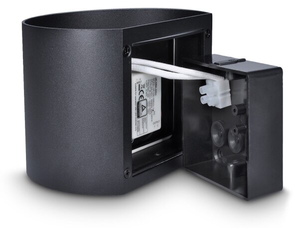 Brilagi - LED Venkovní nástěnné svítidlo RONDO LED/6W/230V černá IP54