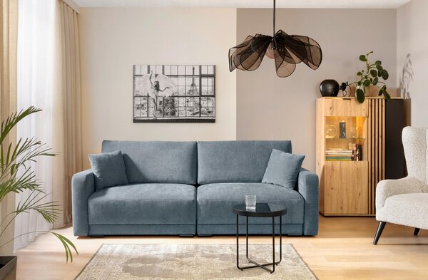 DVOUMÍSTNÁ POHOVKA, textil, modrá Carryhome - Sedací soupravy