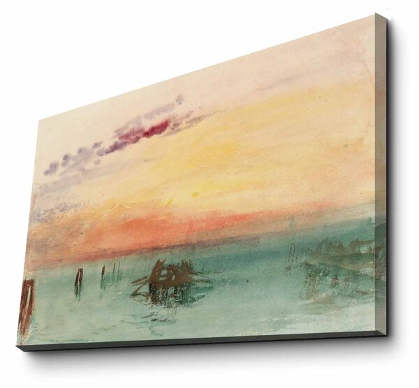 ASIR Obraz na plátně J .M. W. Turner - Venice: pohled na lagunu při západu slunce