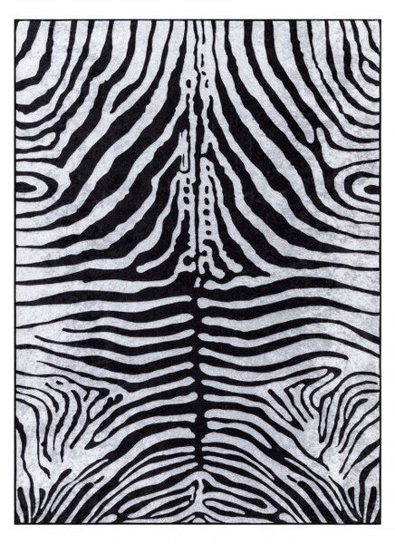 Koberec MIRO 51331.803 zebra, černý / bílý