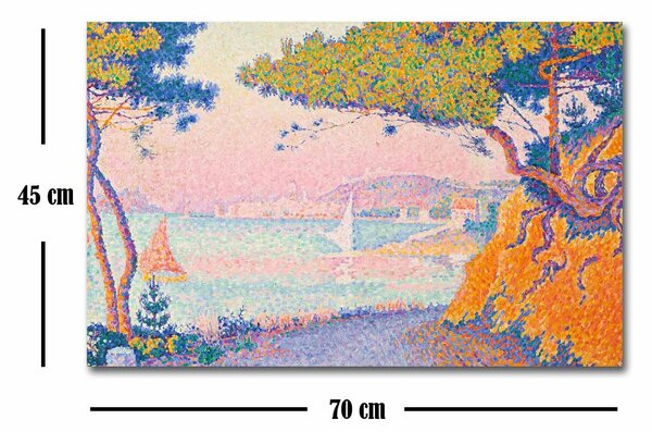 ASIR Obraz na plátně Paul Signac – Golfe Juan