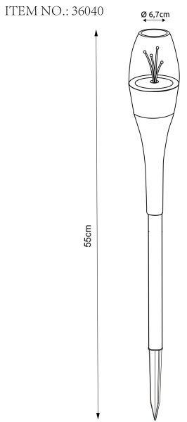 Globo 36040 - LED RGB Solární svítidlo 2xLED/0,06W/3V IP44