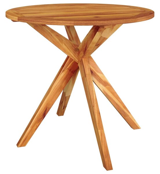 Zahradní stolek 85 x 85 x 75 cm masivní akáciové dřevo