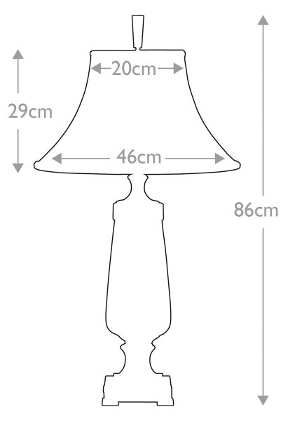 Quoizel QZ-MONTEVERDE - Stolní lampa MONTEVERDE 1xE27/60W/230V