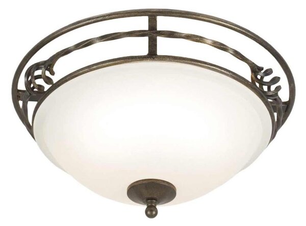 Elstead PB-F-A-BLK-GOLD - Stropní svítidlo PEMBROKE 2xE27/60W/230V