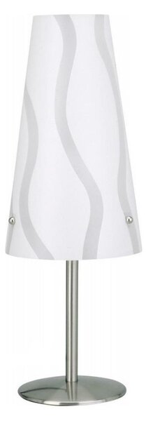 Brilliant - Stolní lampa ISI 1xE14/40W/230V bílá/šedá/lesklý chrom