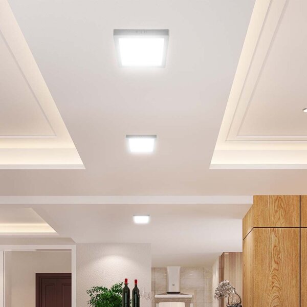 LED Stropní svítidlo LED/6W/230V 4000K 12x12 cm bílá