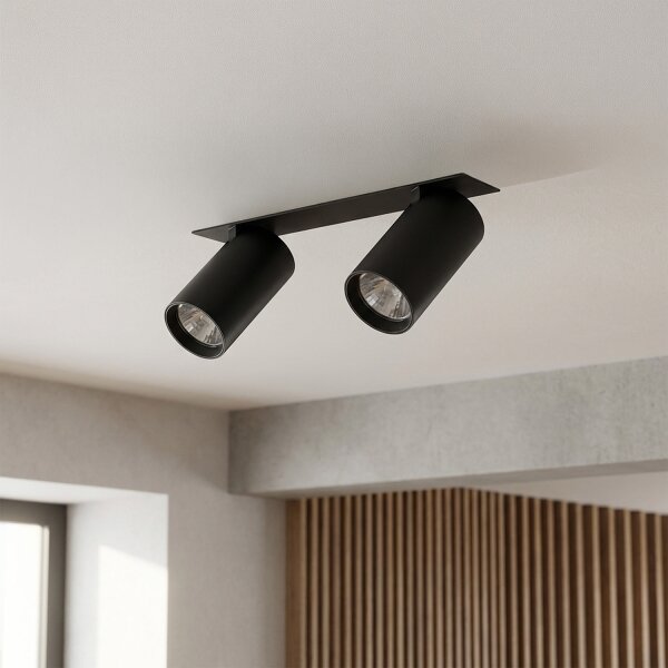 Brilagi - Podhledové svítidlo SELE 2xGU10/30W/230V černá
