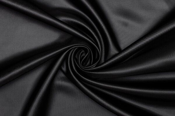 Podšívka viskóza | polyester - Černá