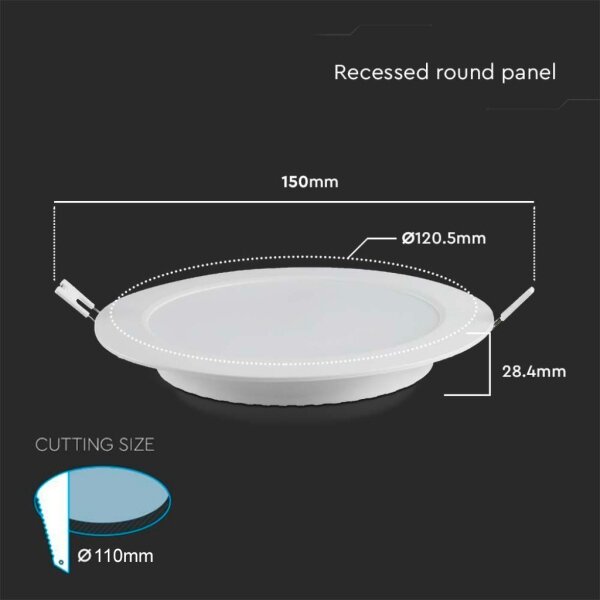 LED Podhledové svítidlo LED/6W/230V pr. 12 cm 3000K bílá