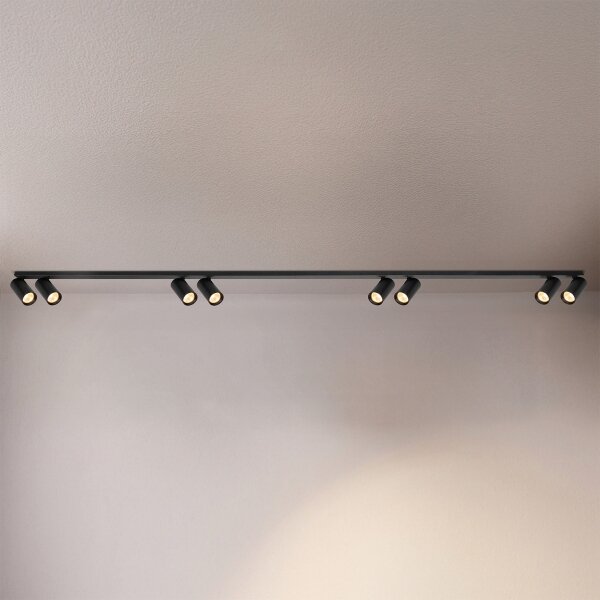 Brilagi - Bodové svítidlo SELE LONG 8xGU10/30W/230V černá