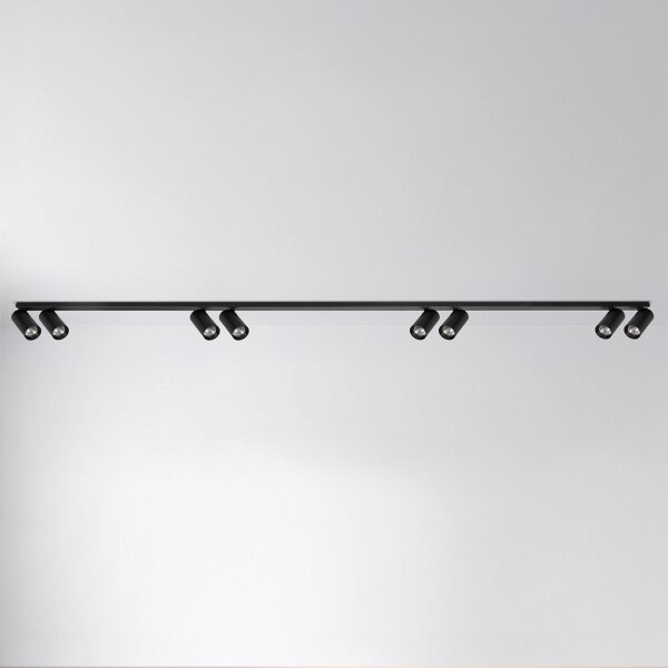 Brilagi - Bodové svítidlo SELE LONG 8xGU10/30W/230V černá