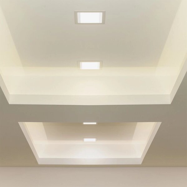 LED Podhledové svítidlo SAMSUNG CHIP LED/3W/230V 4000K 9x9 cm bílá