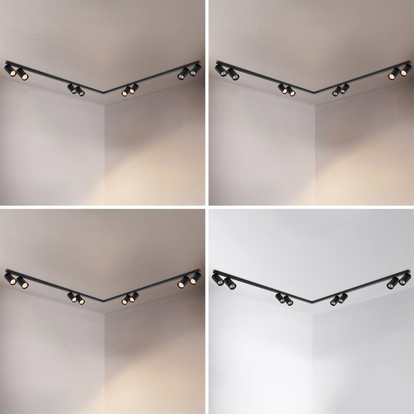 Brilagi - Bodové svítidlo SELE LONG 8xGU10/30W/230V černá