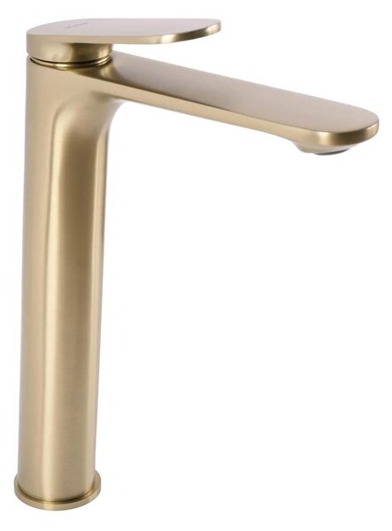 REA-B4895 - Umyvadlová baterie MARCO 27,5 cm broušená zlatá