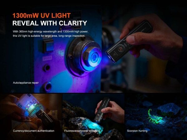 Fenix E06RPROEUOLI-LED St. nab. svítilna LED/USB 1650mAh IP66 1600lm 111h zelená